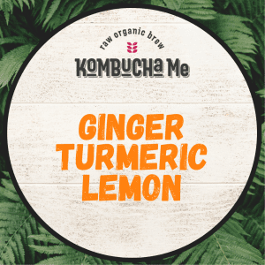 ginger turmeric lemon kombucha