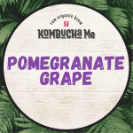 pomegranate grape kombucha